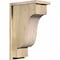 Ekena Millwork Newport Rough Sawn Corbel w/Backplate, Douglas Fir, 8"W x 14"D x 22"H COR08X14X22NEW01RDF - alternate 1